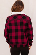 Load image into Gallery viewer, Plaid Fleece Lining Jacket
