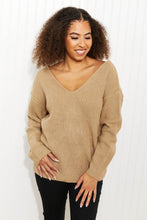 Load image into Gallery viewer, CY Fashion Just a Little Twist Full Size Open Back Sweater
