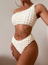 Load image into Gallery viewer, Kissed By The Sun One-Shoulder Bikini Set
