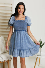 Load image into Gallery viewer, GeeGee Leading Lady Full Size Mineral Wash Chambray Dress
