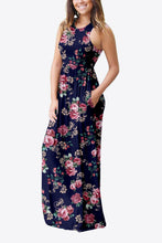Load image into Gallery viewer, Empire Waist Sleeveless Dress with Pockets
