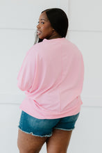 Load image into Gallery viewer, Sew In Love Sippin' Lemonade Full Size Run French Terry Top in Pink
