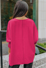 Load image into Gallery viewer, Pretty Blouse Dolman Style Smocked Cuff Detail
