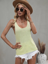 Load image into Gallery viewer, Scoop Neck Knit Tank
