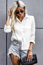 Load image into Gallery viewer, Leopard Side Slit High-Low Shirt
