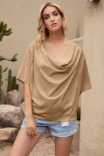 Load image into Gallery viewer, Cowl Neck Batwing Sleeve Top
