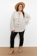 Load image into Gallery viewer, Heimish Home at Last Full Size Waffle Knit Button Down Cardigan
