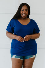 Load image into Gallery viewer, Sew In Love Tee Shirt Weather Full Size Run Pocketed Tee
