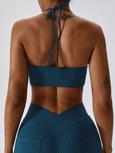 Load image into Gallery viewer, Yoga Halter Neck Sleeveless Tank Top
