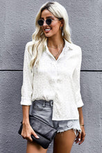Load image into Gallery viewer, Leopard Side Slit High-Low Shirt
