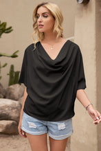 Load image into Gallery viewer, Cowl Neck Batwing Sleeve Top
