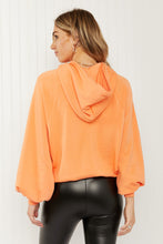 Load image into Gallery viewer, Zenana Hay Bales Full Size Lantern Sleeve Hoodie
