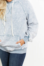 Load image into Gallery viewer, Zenana New Friends Full Size Acid Wash Fleece Hoodie
