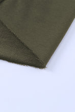 Load image into Gallery viewer, Raw Hem Dropped Shoulder Cropped Sweatshirt
