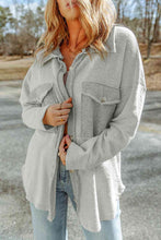 Load image into Gallery viewer, Dropped Shoulder Collared Jacket
