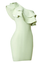Load image into Gallery viewer, Ruffled One-Shoulder Bodycon Dress

