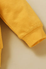 Load image into Gallery viewer, Baby Girls Sunflower Hoodie and Pants Set with Headband
