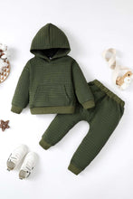 Load image into Gallery viewer, Kids Textured Hoodie and Joggers Set
