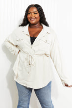 Load image into Gallery viewer, Cotton Bleu Coming to You Full Size Faux Suede Shacket
