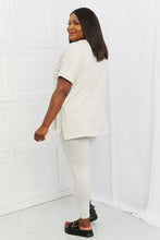 Load image into Gallery viewer, Zenana Self Love Full Size Brushed DTY Microfiber Lounge Set in Bone
