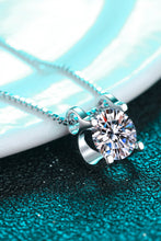 Load image into Gallery viewer, 1 Carat Moissanite 925 Sterling Silver Chain Necklace
