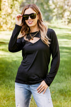 Load image into Gallery viewer, Acting Pro Mind Over Matter Full Size Cutout Long Sleeve Top
