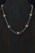 Load image into Gallery viewer, Inlaid Rhinestone Necklace in Silver
