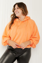 Load image into Gallery viewer, Zenana Hay Bales Full Size Lantern Sleeve Hoodie
