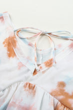 Load image into Gallery viewer, Tie-Dye V-Neck Tie Back Top
