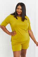 Load image into Gallery viewer, Zenana In The Moment Full Size Lounge Set in Olive Mustard
