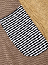 Load image into Gallery viewer, Kids Striped Contrast Waffle-Knit Sleeveless Jumpsuit
