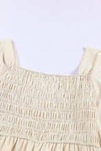 Load image into Gallery viewer, Smocked Long Flounce Sleeve Square Neck Jumpsuit
