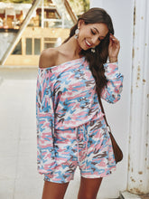 Load image into Gallery viewer, Long Sleeve Drawstring Romper
