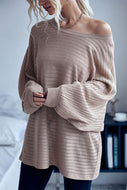 The Perfect Slouchy Sweater In Khaki