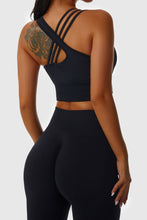 Load image into Gallery viewer, Breathable Sports Bra and Elastic Waistband Leggings Set

