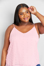 Load image into Gallery viewer, Zenana Full Size Swiss Dot V-Neck Cami

