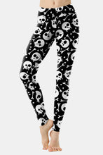 Load image into Gallery viewer, Halloween Print Elastic Waistband Leggings

