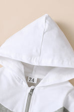 Load image into Gallery viewer, Baby Color Block Hoodie and Joggers Set
