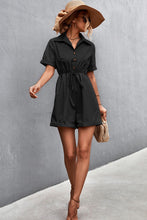 Load image into Gallery viewer, Button Down Collared Neck Romper
