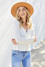 Load image into Gallery viewer, Zenana Eyelash Lace Trim Long Sleeve Top
