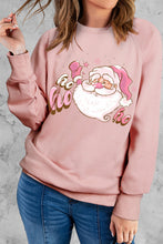 Load image into Gallery viewer, Christmas Santa Graphic Dropped Shoulder Sweatshirt
