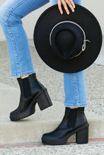 Load image into Gallery viewer, Forever Link Moving Forward Lug Sole Chelsea Booties
