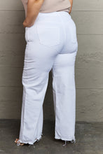 Load image into Gallery viewer, RISEN High Waist Wide Leg Jeans in White

