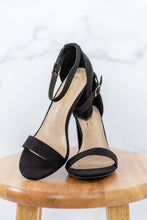 Load image into Gallery viewer, DDK New Heights Heeled Sandals in Black
