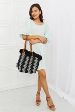 Load image into Gallery viewer, Fame Day Dreamer Weaved Fringe Tote Bag
