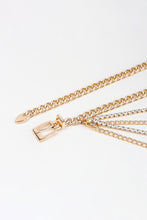 Load image into Gallery viewer, Rhinestone Decor Metal Chain Belt
