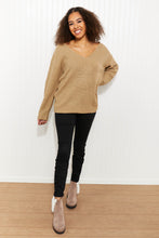Load image into Gallery viewer, CY Fashion Just a Little Twist Full Size Open Back Sweater
