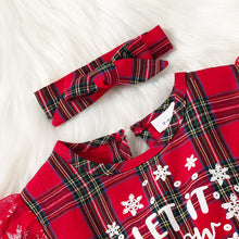 Load image into Gallery viewer, Baby Girl LET IT SNOW Dress
