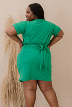 Load image into Gallery viewer, Zenana Smooth Talker Full Size Tie-Waist Dress
