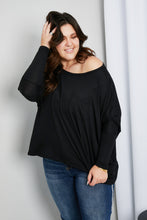 Load image into Gallery viewer, Zenana Full Size Round Neck Pocket Long Sleeve Top

